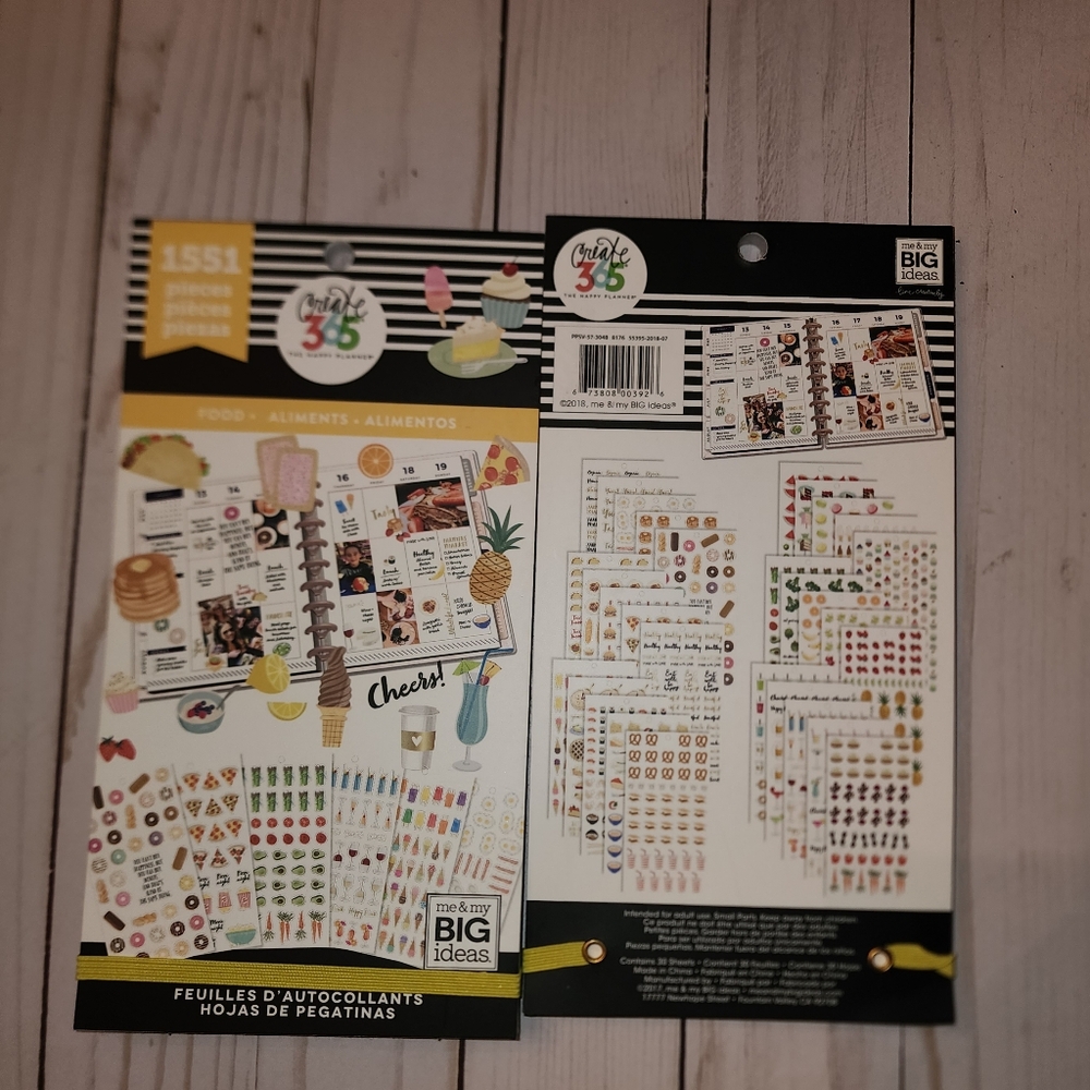 The Happy Planner Food sticker book